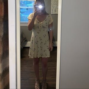 H.I.P. Yellow Floral Dress